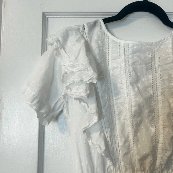 LoveShackFancy Ivory Lace Dress Great Condition - Picture 3 of 6